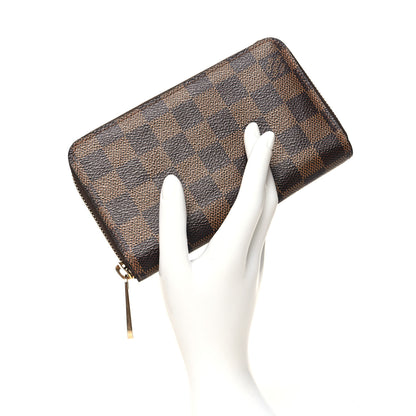 Louis Vuitton Damier Ebene Zippy Compact Wallet 2 of 10