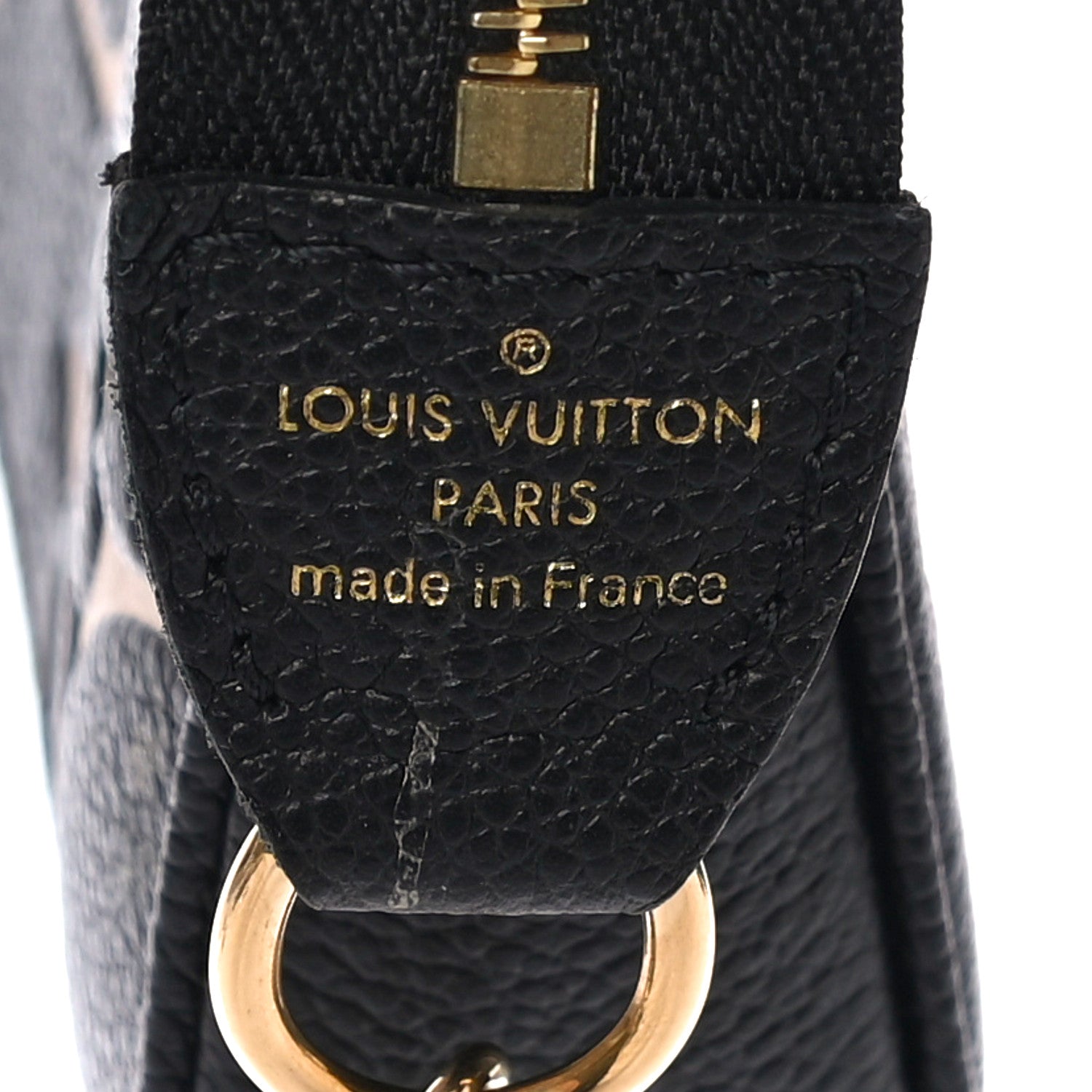 Louis Vuitton Empreinte Monogram Giant Mini Pochette Accessories Black 6 of 10