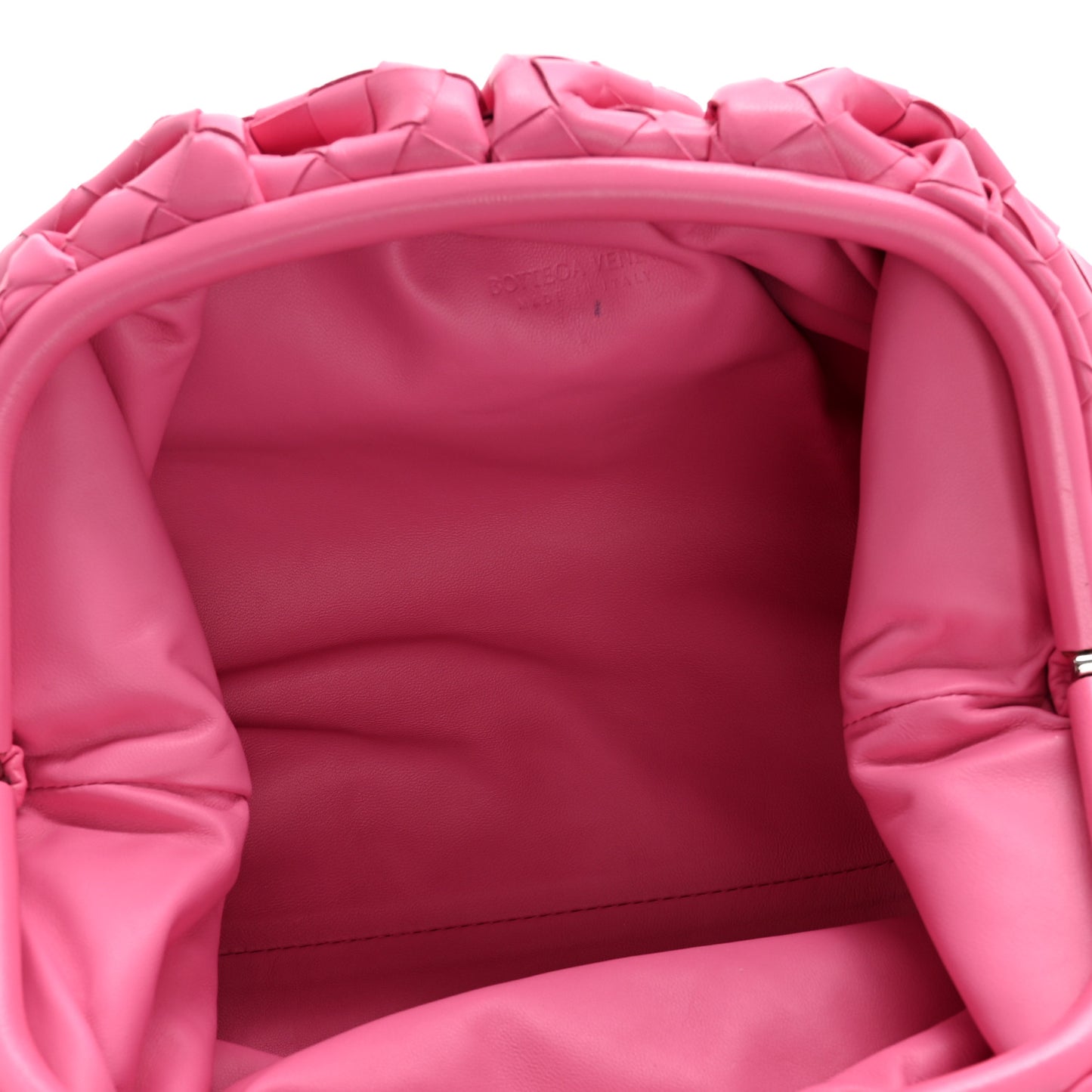 Nappa Maxi Intrecciato The Pouch Oversized Clutch Pink