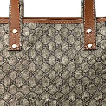Gucci GG Plus Monogram Medium Signature Web Loop Tote Brown 10 of 12