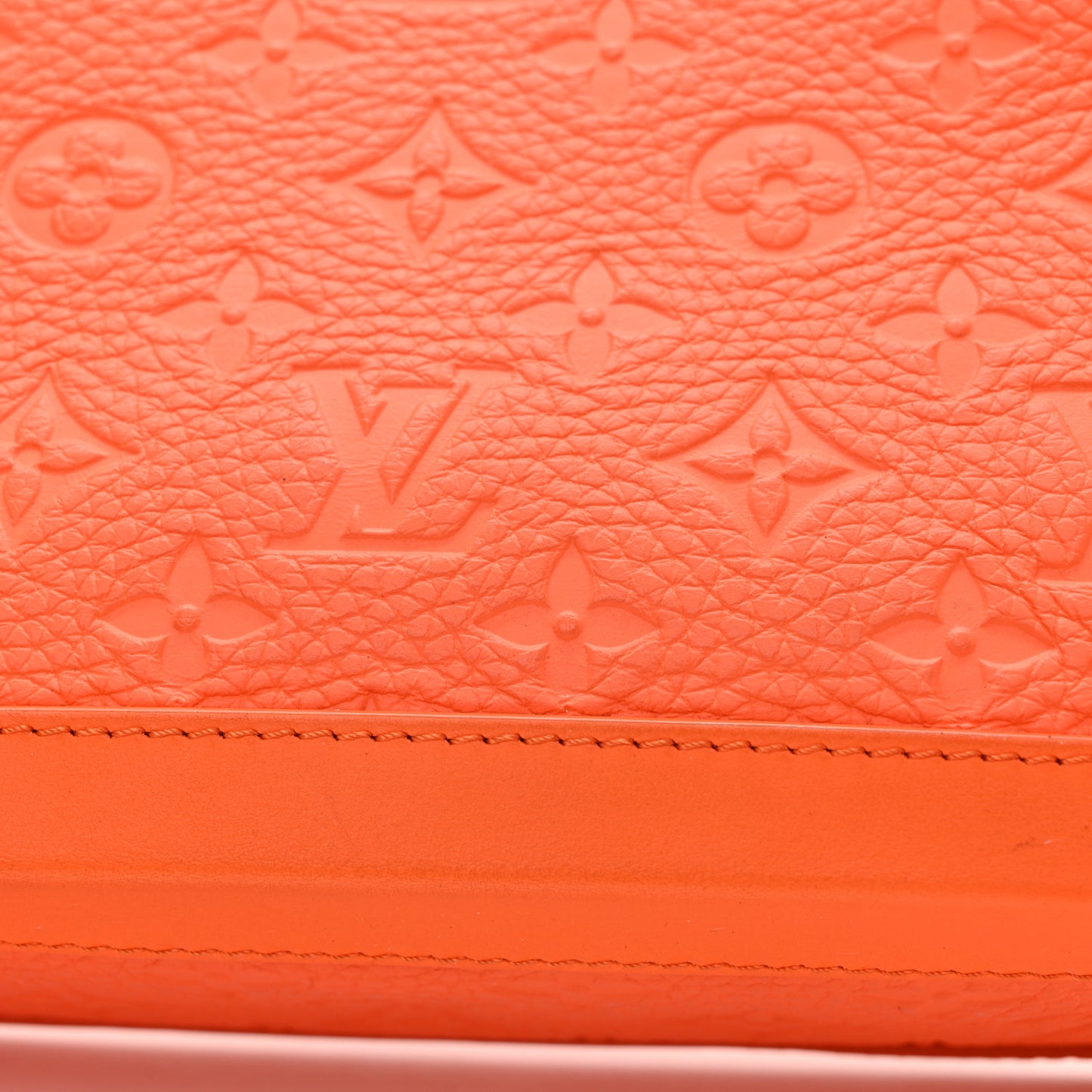 Taurillon Monogram Solar Ray Soft Trunk Orange