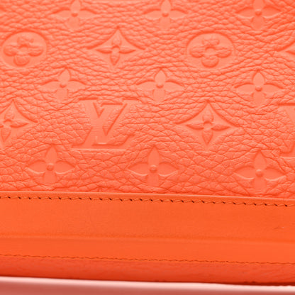 Louis Vuitton Taurillon Monogram Solar Ray Soft Trunk Orange 25 of 26