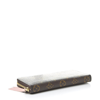 Louis Vuitton Monogram Clemence Wallet Rose Ballerine 4 of 15