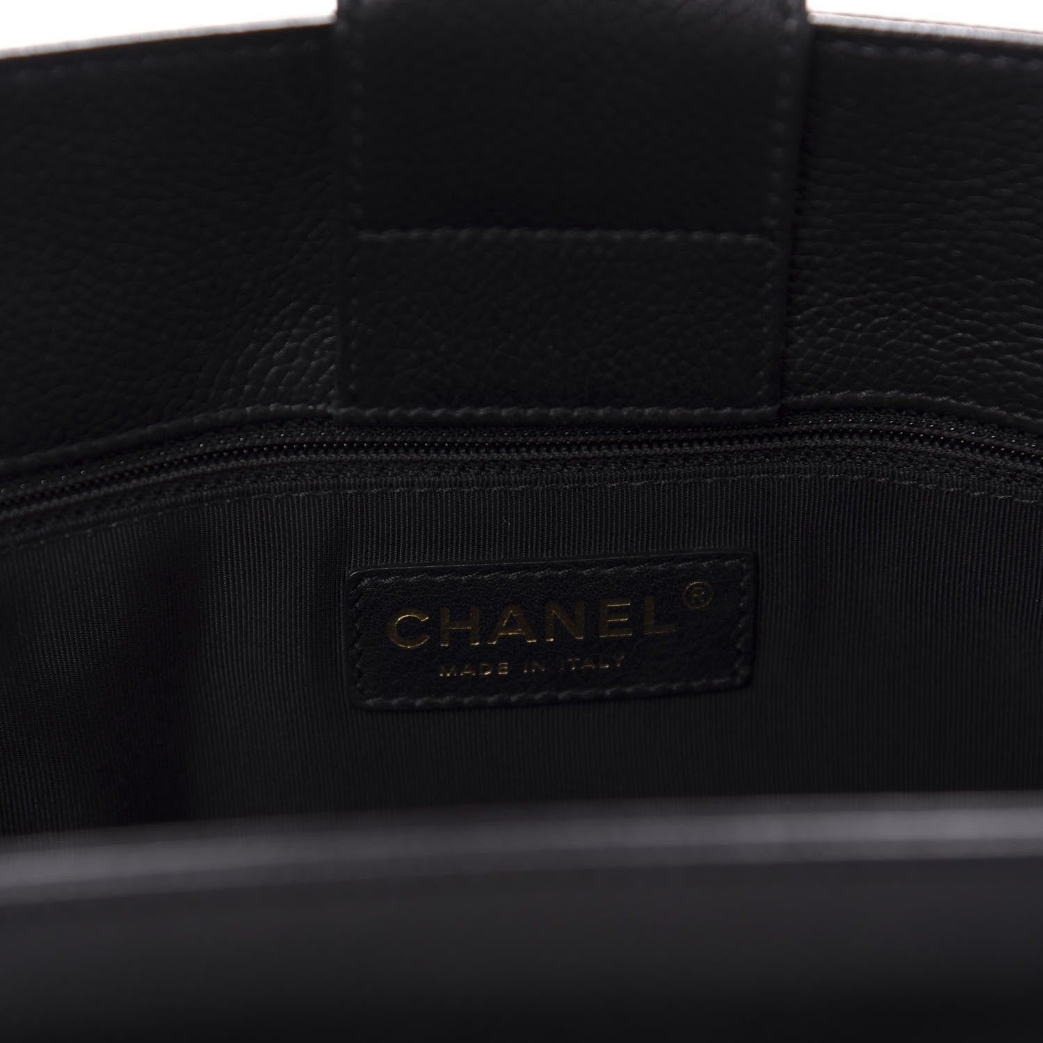 Chanel Calfskin Small Cerf Executive Shopper Tote Black 9 of 12