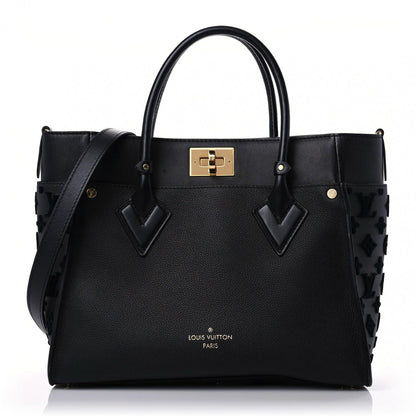 Louis Vuitton Calfskin Monogram Tufting On My Side Black 1 of 13
