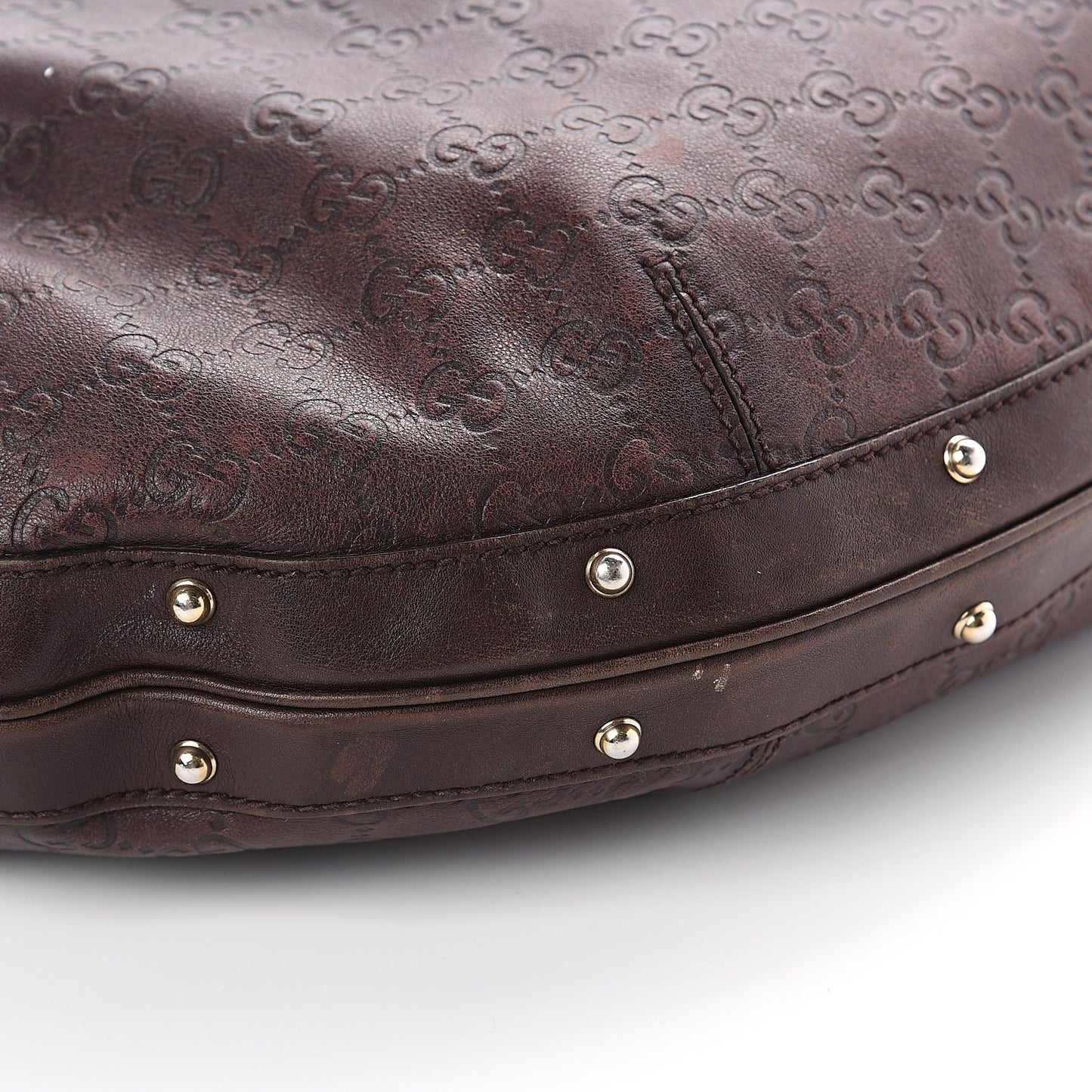 Guccissima Hobo Dark Brown