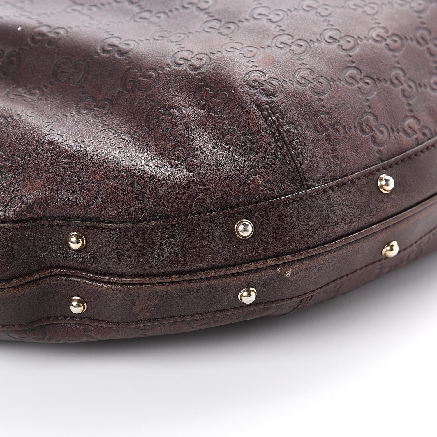 Gucci Guccissima Hobo Dark Brown 8 of 8