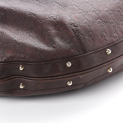 Gucci Guccissima Hobo Dark Brown 8 of 8