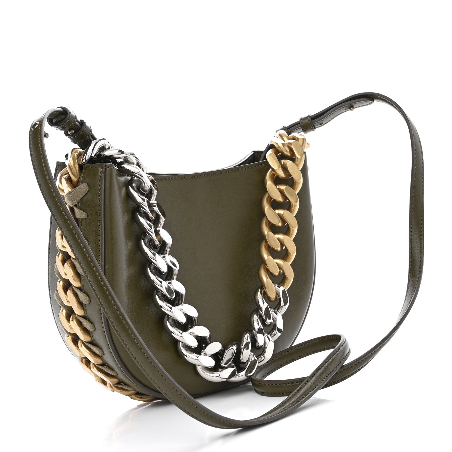 Stella McCartney Eco Alter Nappa Medium Frayme Khaki 3 of 11