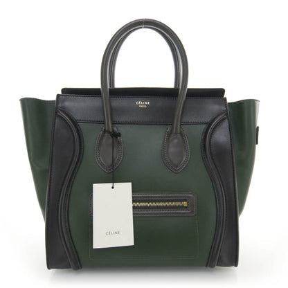 Celine Smooth Calfskin Mini Tri-Color Luggage Forest 1 of 6