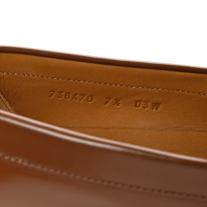 Gucci Calfskin Mens Interlocking G Millennial Ribot Loafers 7.5 Cuir 9 of 10