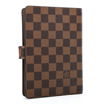 Louis Vuitton Damier Ebene Medium Ring Agenda Cover 3 of 7