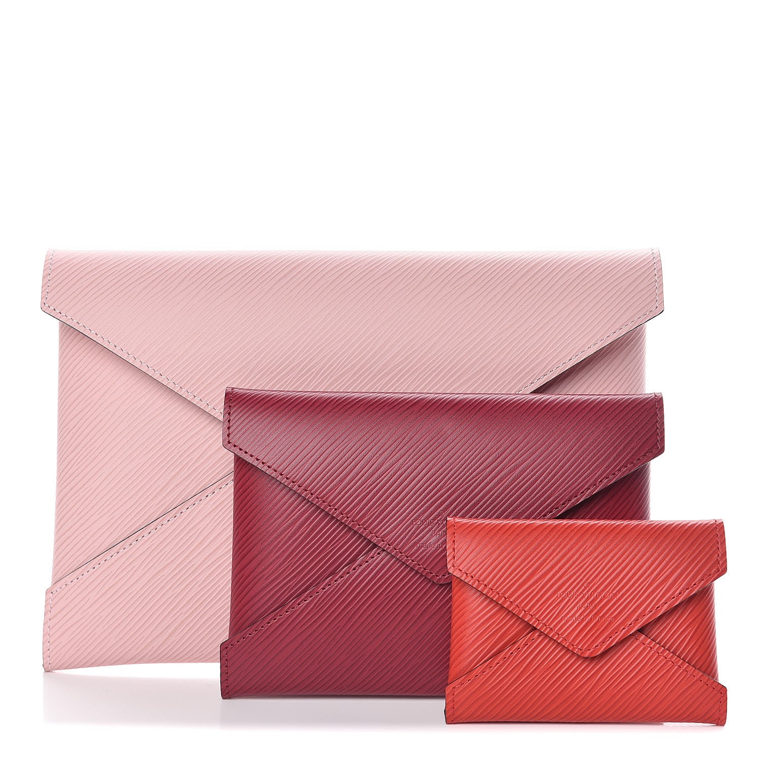 Louis Vuitton Epi Kirigami Pochette Set Rose Ballerine Fuchsia Coquelicot 1 of 13
