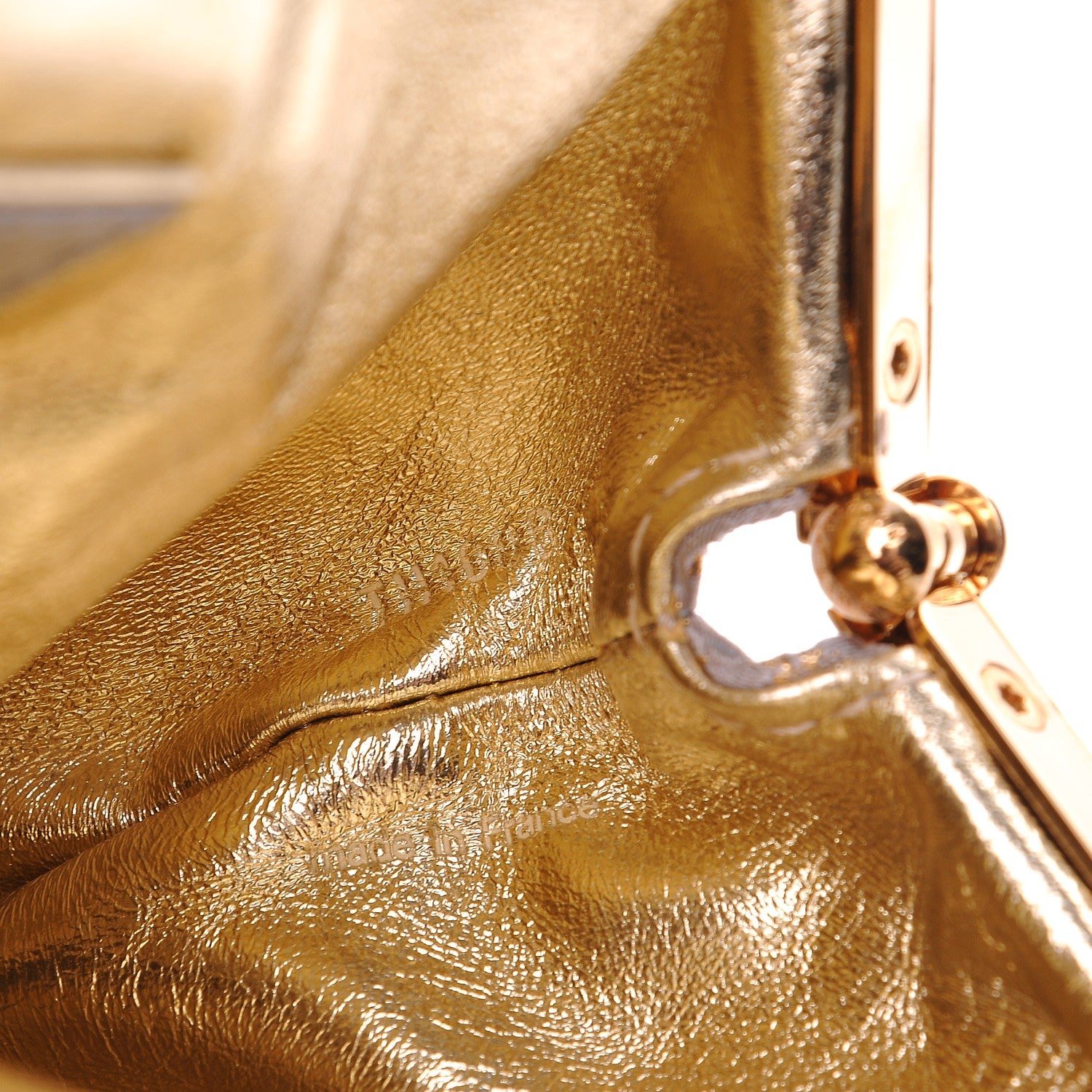 Louis Vuitton Satin Monogram Aumoniere Clutch Silver 8 of 8