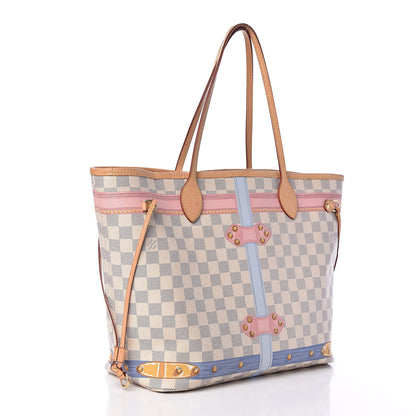 Louis Vuitton Damier Azur Summer Trunks Neo Neverfull MM 4 of 15