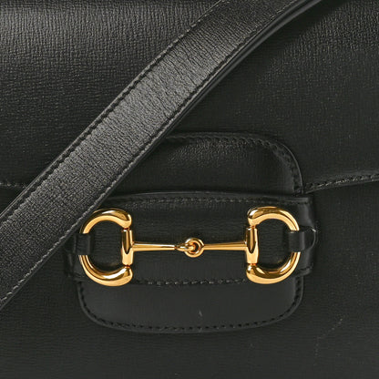 Gucci Azalea Calfskin Horsebit 1955 Shoulder Bag Black 8 of 11
