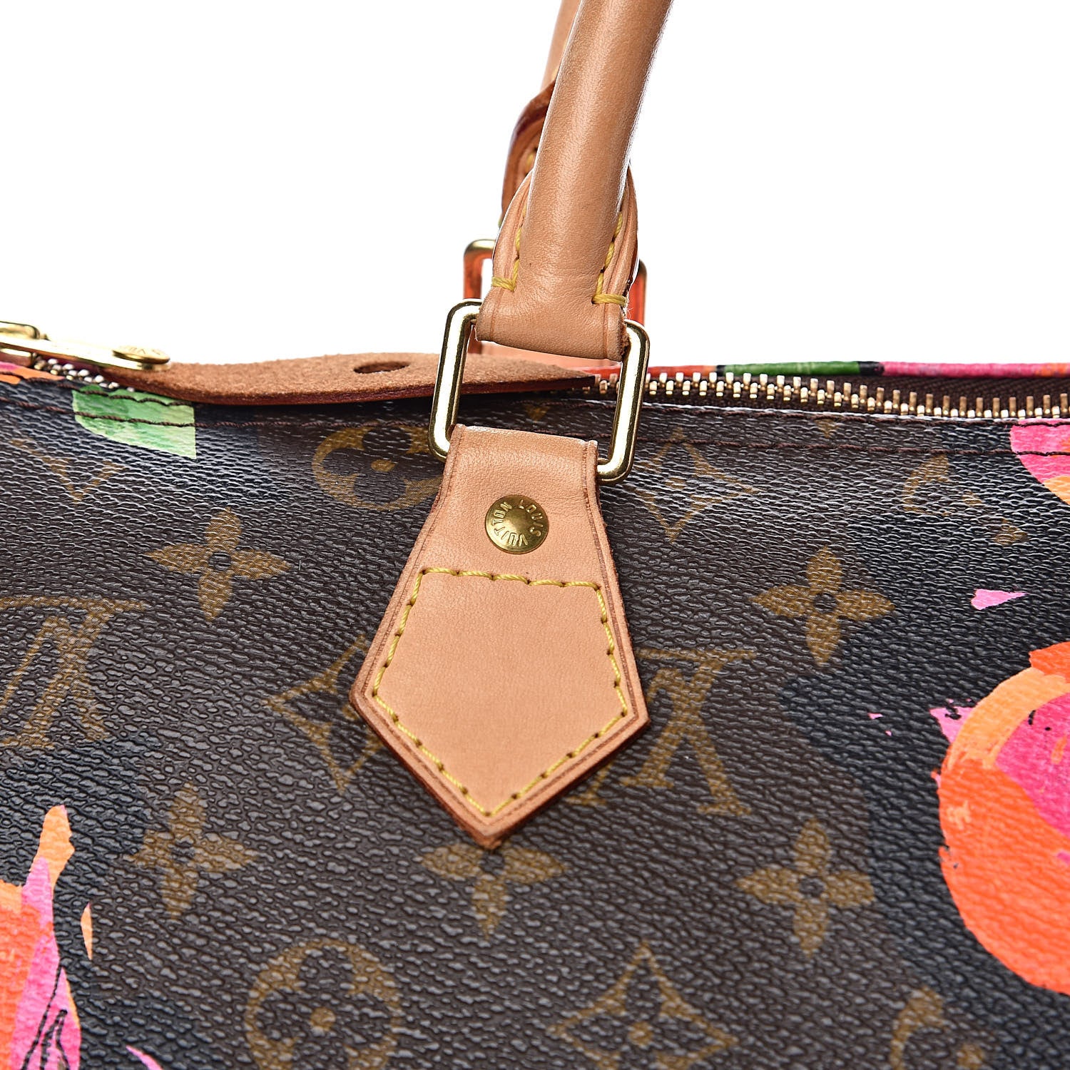Louis Vuitton Monogram Roses Speedy 30 11 of 14