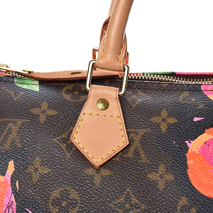 Louis Vuitton Monogram Roses Speedy 30 11 of 14