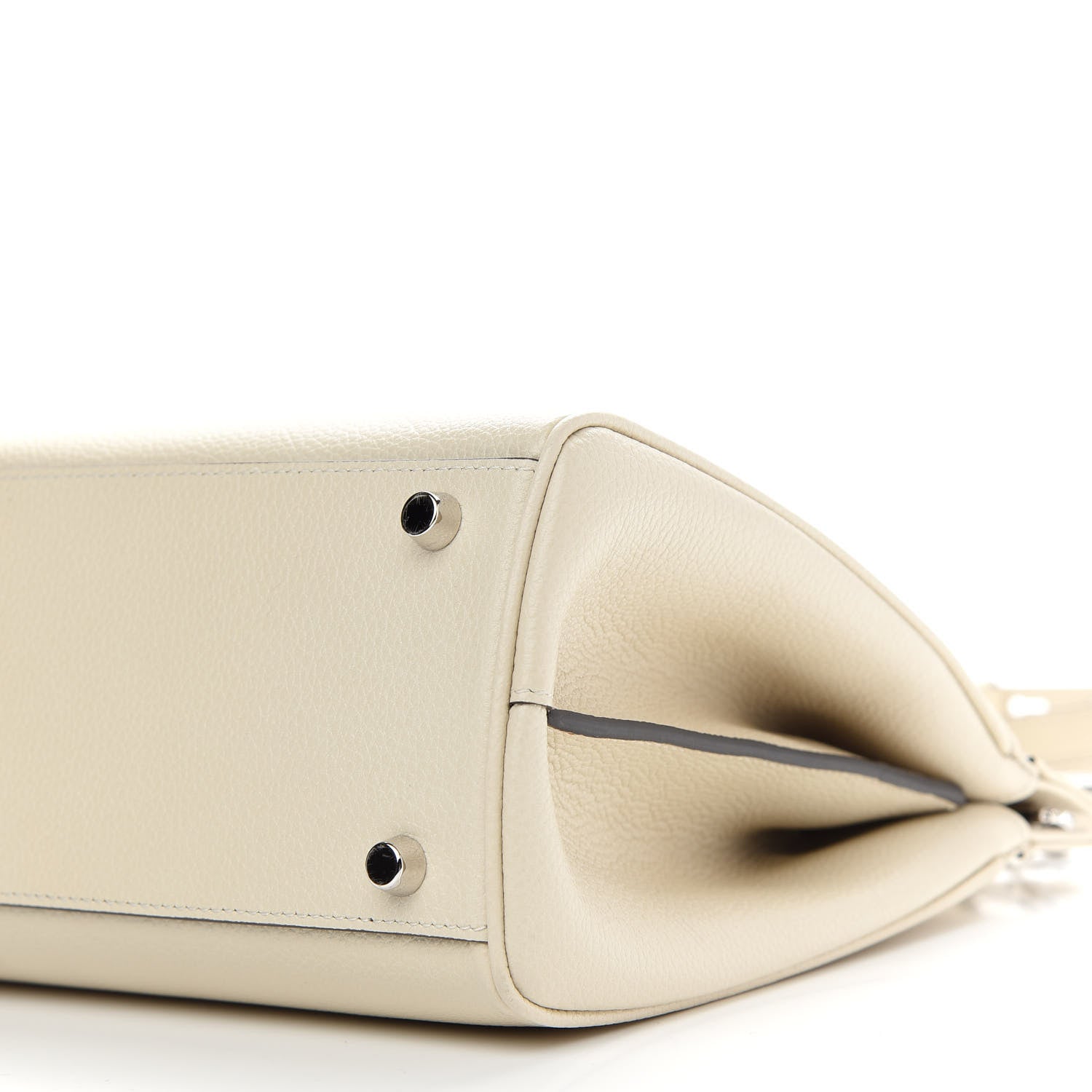 Gucci Grainy Calfskin Small Zumi Top Handle Bag Mystic White 9 of 9