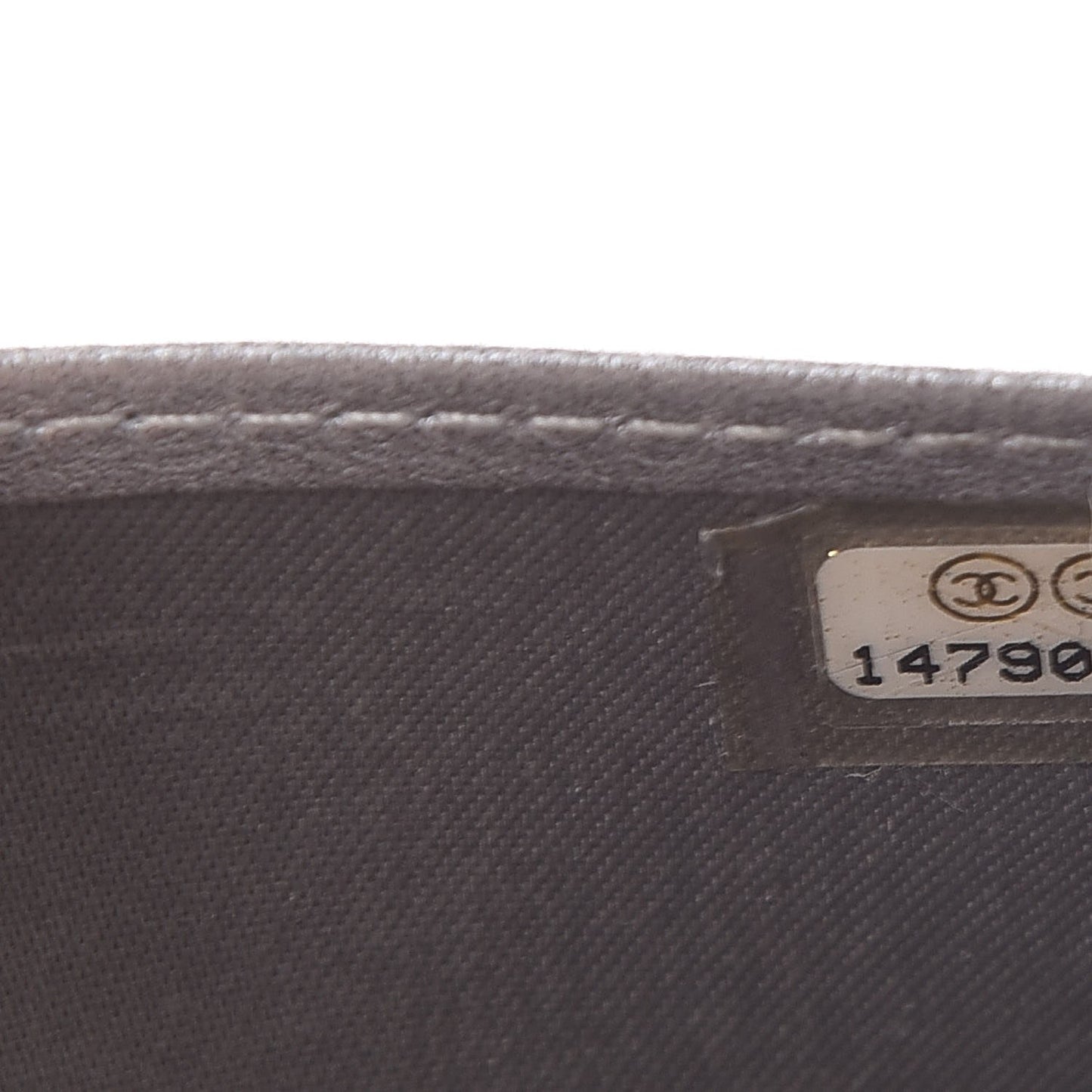 Lambskin Camellia Embossed Yen Wallet Black