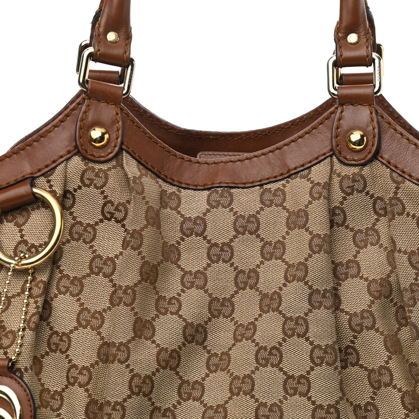 Monogram Medium Sukey Tote Brown