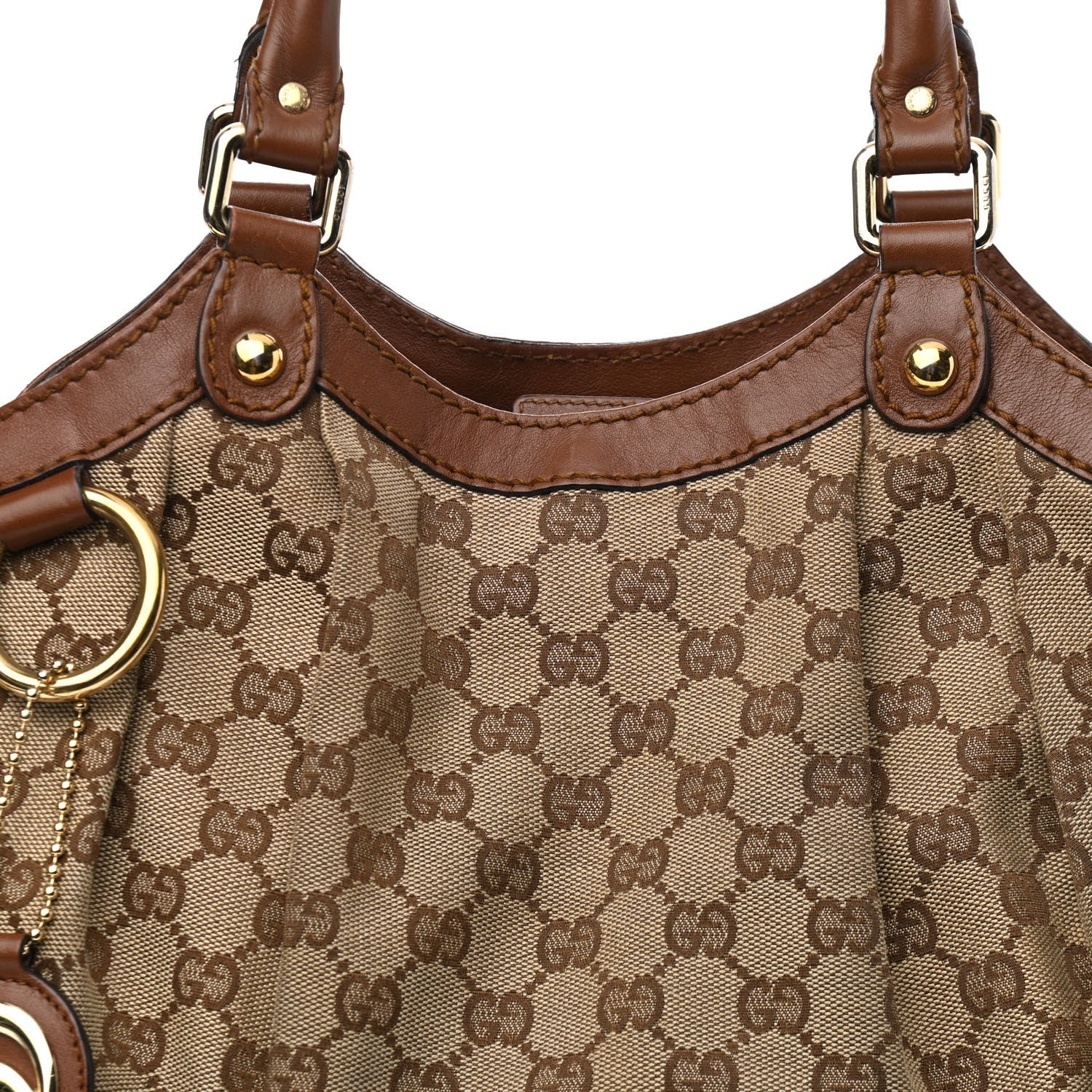 Gucci Monogram Medium Sukey Tote Brown 8 of 14