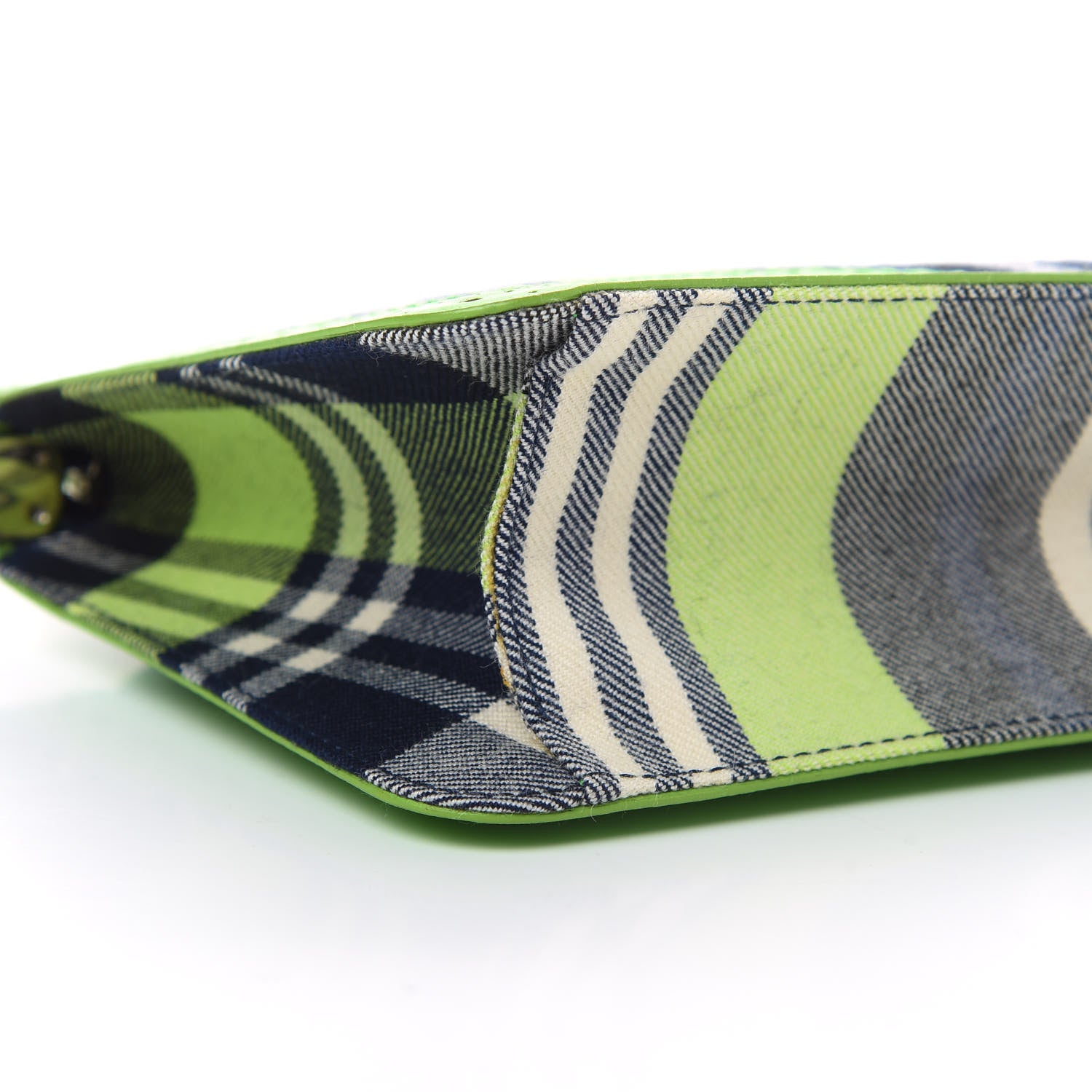 Christian Dior Tartan D'Trick Shoulder Bag Green Black 9 of 11