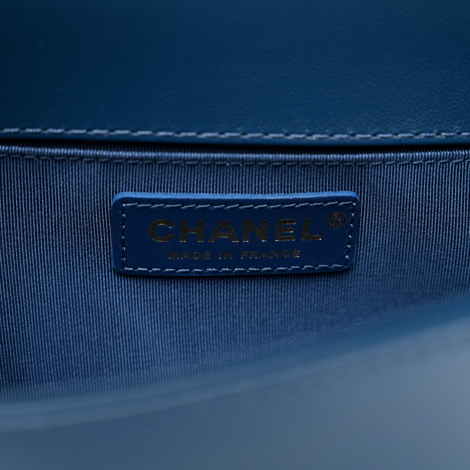 Chanel Lambskin Quilted Small Top Handle Boy Flap Navy 7 of 10