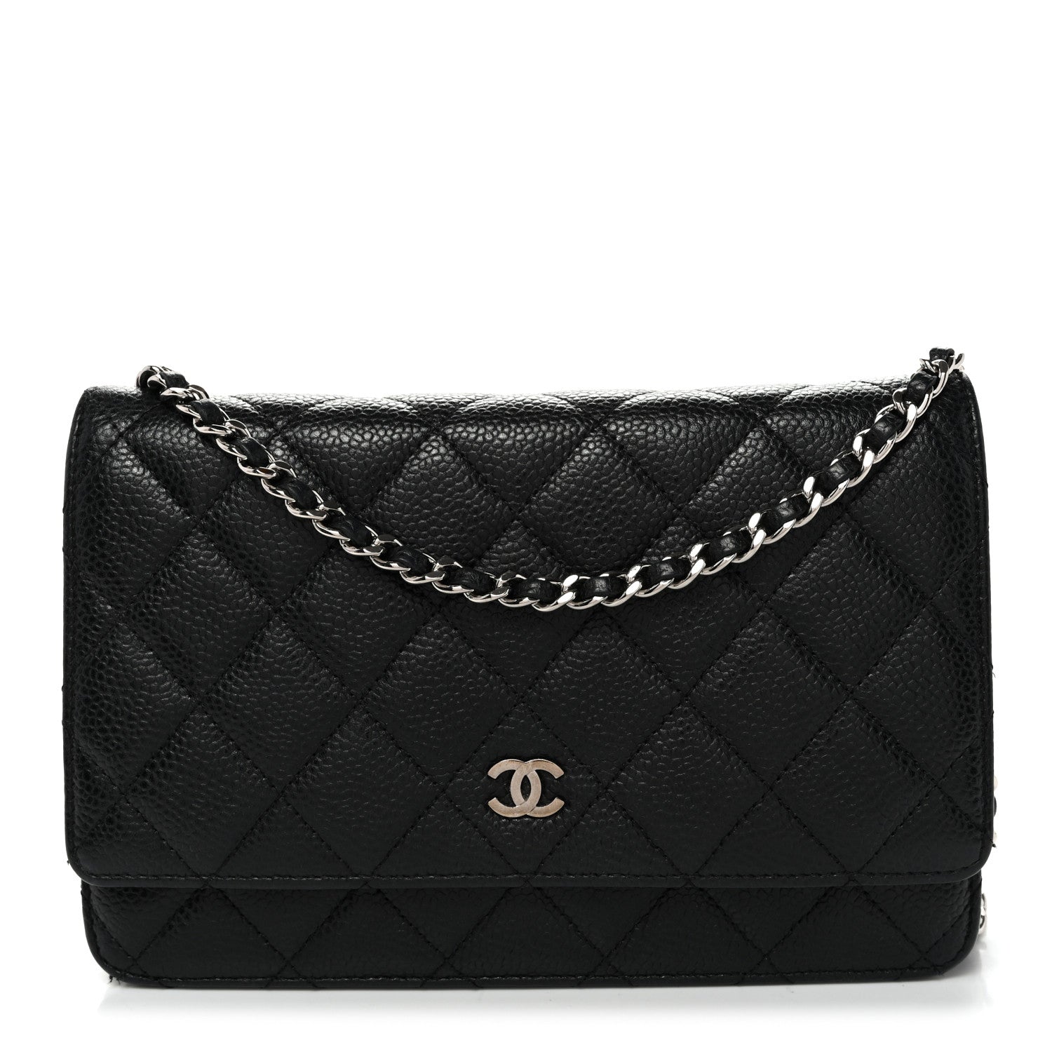 Chanel Caviar Quilted Wallet on Chain WOC Black 1 of 11