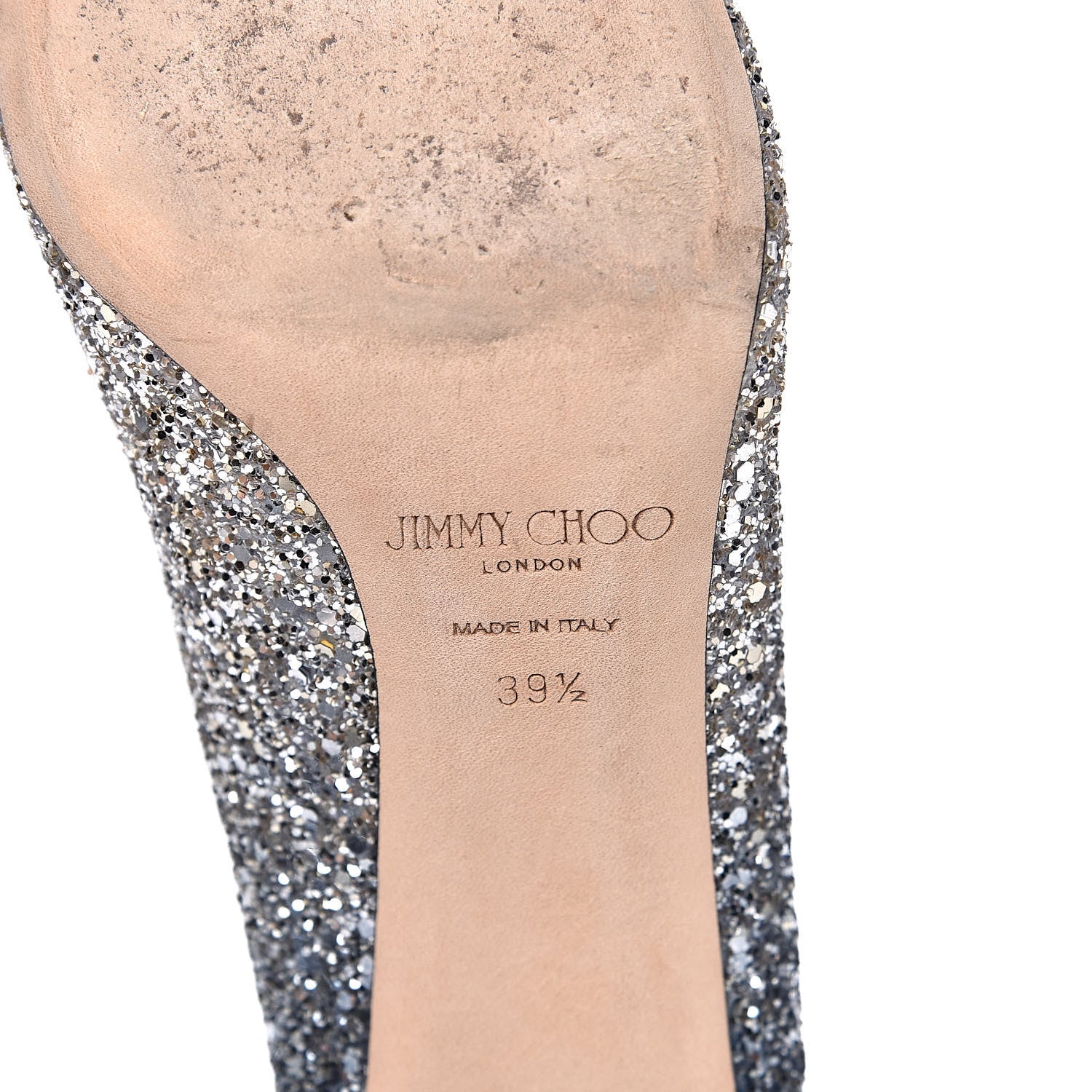 Jimmy Choo Glitter Degrade Romy 100 Pumps 39.5 Dusk Blue Silver 7 of 10