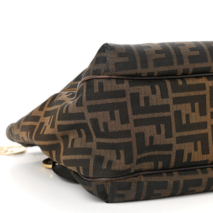 Fendi Zucca Small Chef Shopping Tote Tobacco Moro 8 of 12