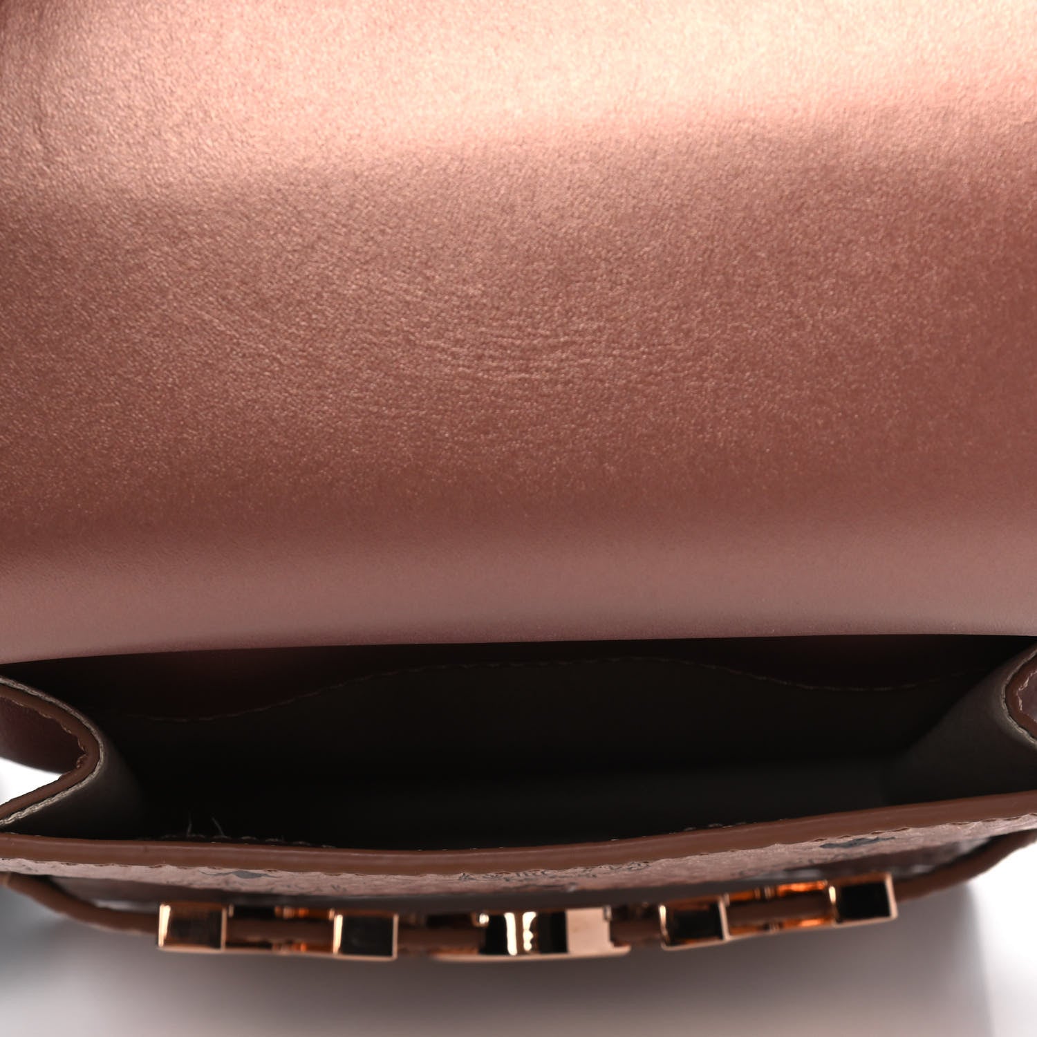 MCM Metallic Visetos Modular Stark Belt Bag Champagne Gold 5 of 5