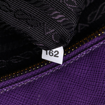 Prada Saffiano Medium Galleria Double Zip Tote Viola 7 of 12