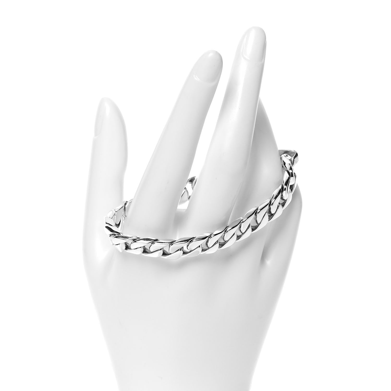 Tiffany Sterling Silver Curb Link Bracelet 2 of 4