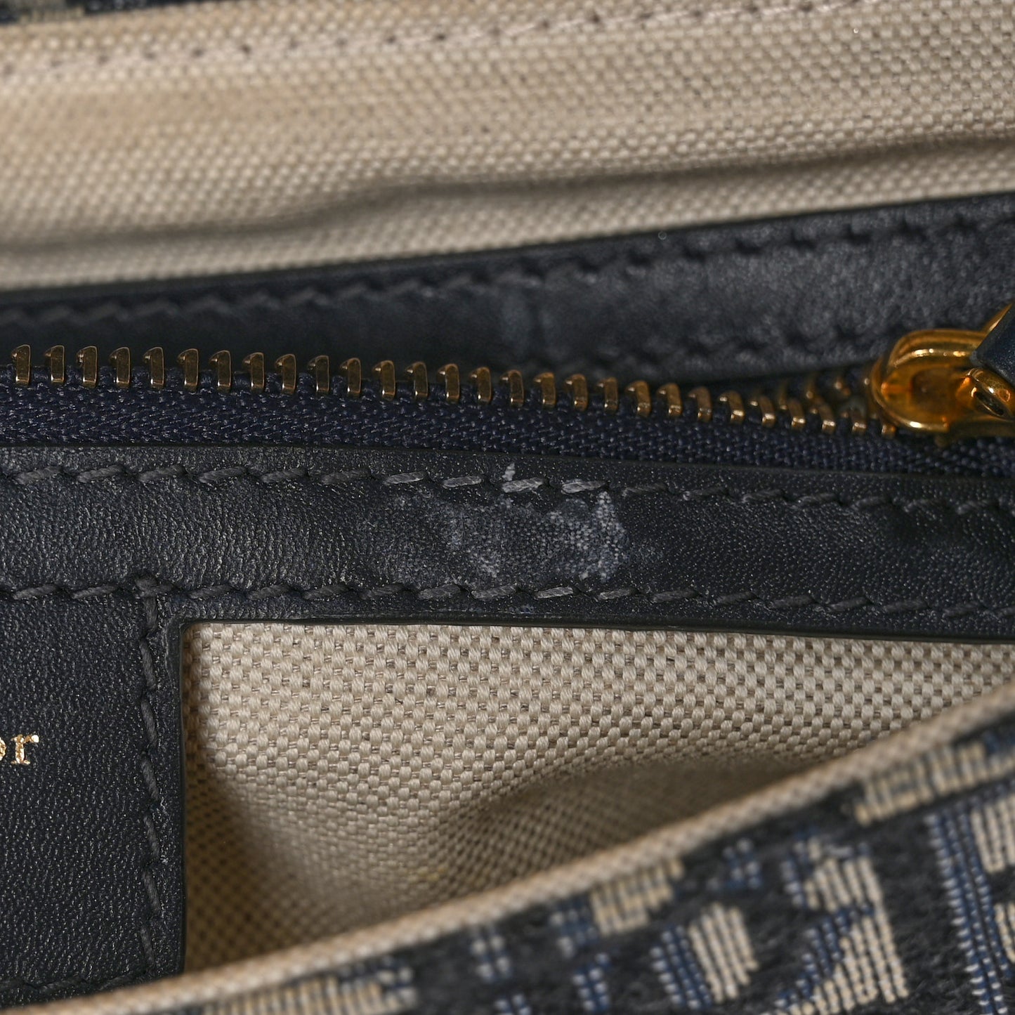 Oblique Saddle Bag Blue