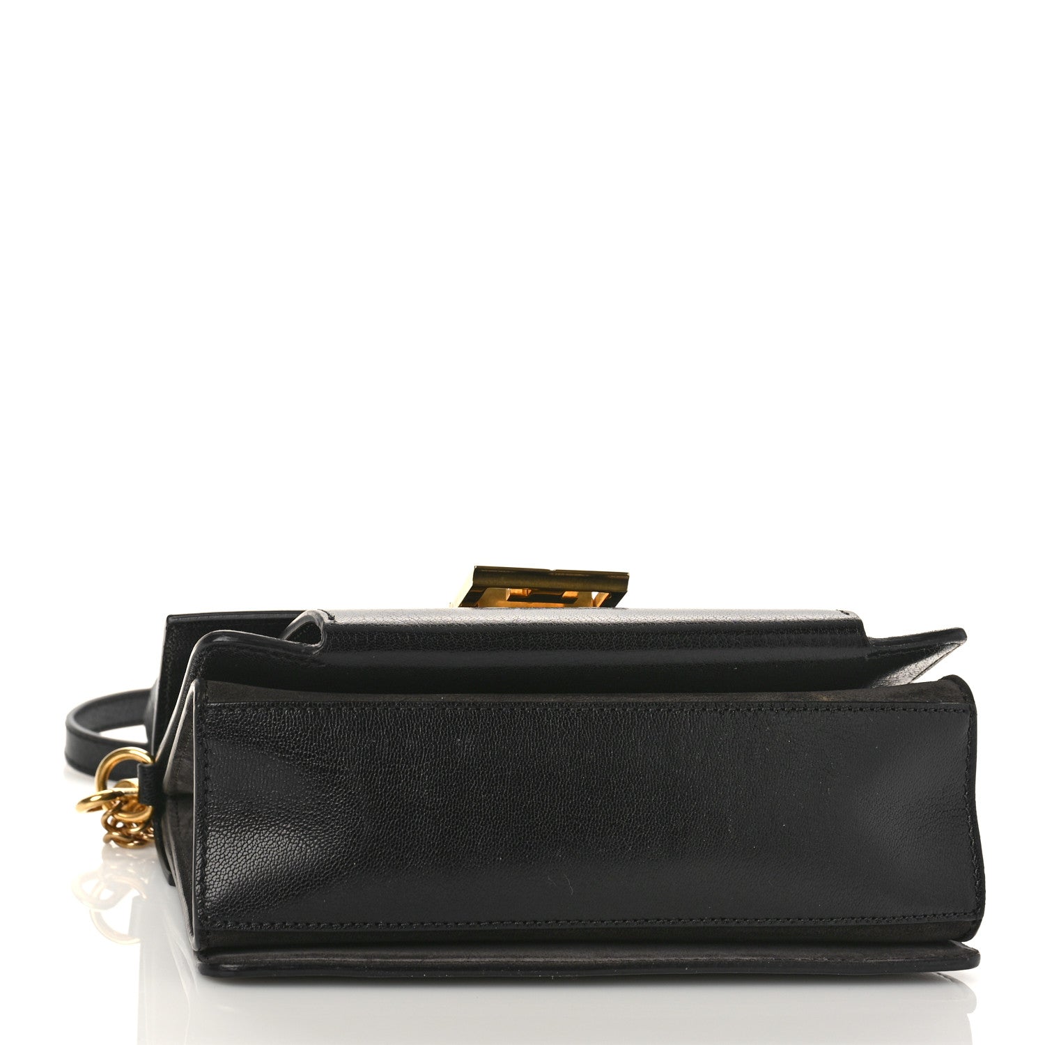 Givenchy Goatskin Suede Mini GV3 Shoulder Bag Black 4 of 8