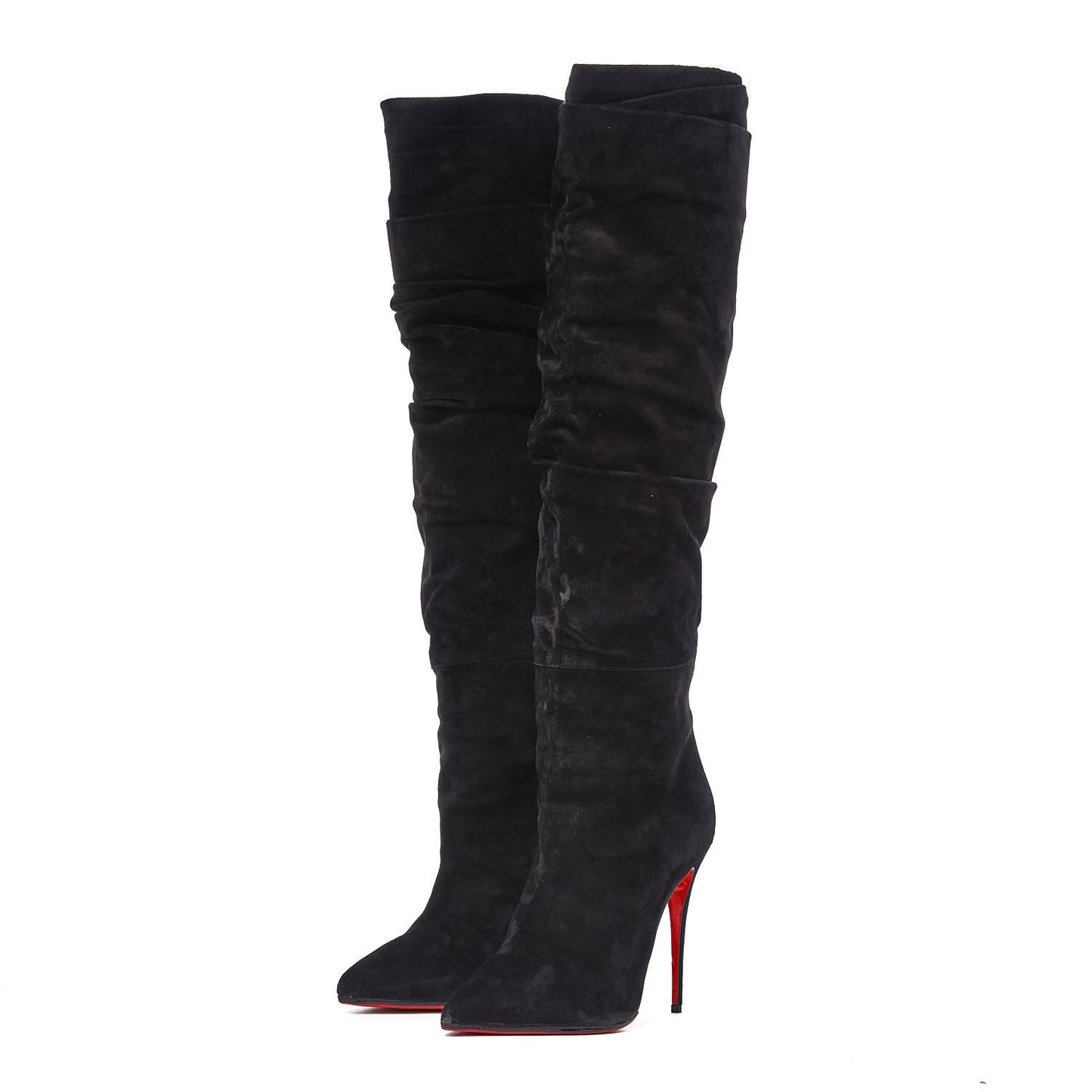 Veau Velours Ishtar Botta 100 Knee Boots 40.5 Black