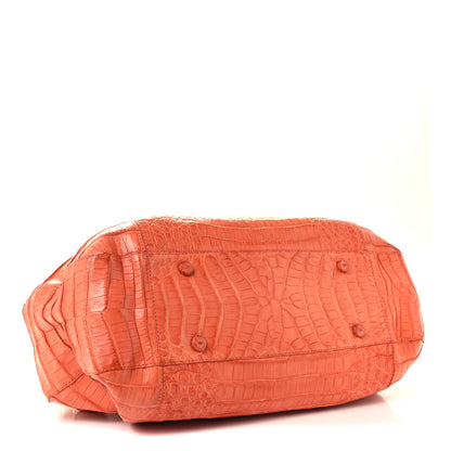 Nancy Gonzalez Crocodile Tote Orange 3 of 10
