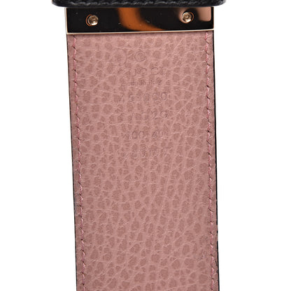 Gucci Calfskin 1973 Reversible Belt 100 40 Black Pink 6 of 8