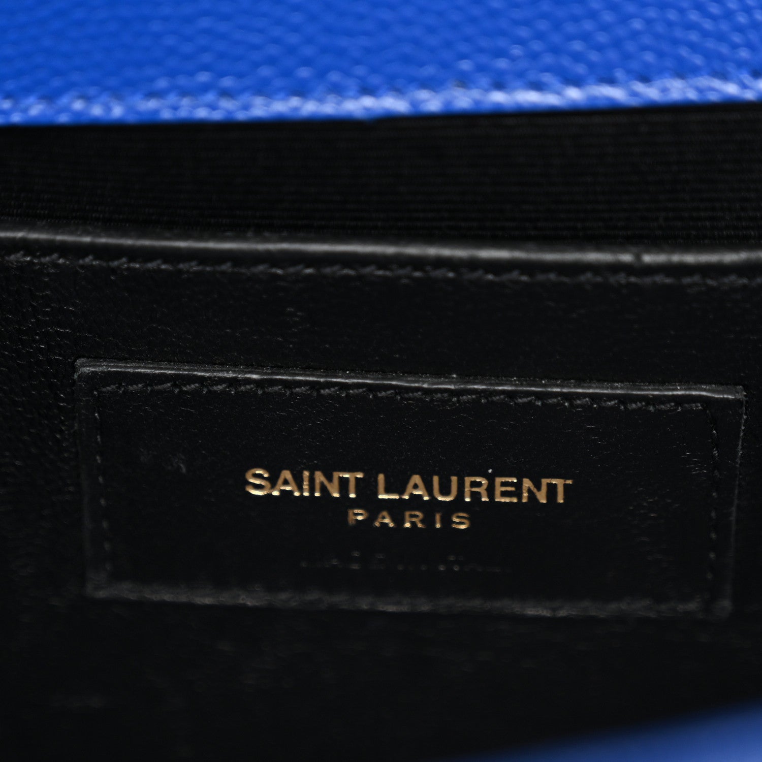 Saint Laurent Grain De Poudre Small Classic Monogram Kate Satchel Royal Blue 6 of 12