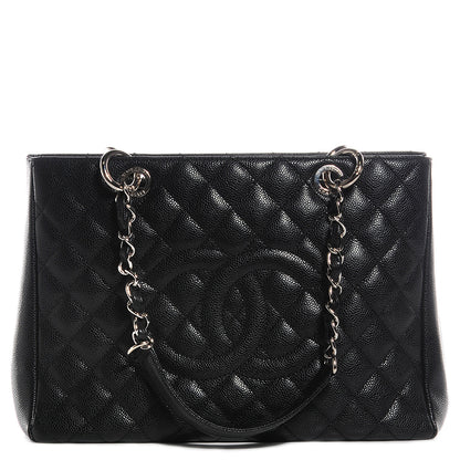 Chanel Caviar Grand Shopping Tote GST Black 1 of 7