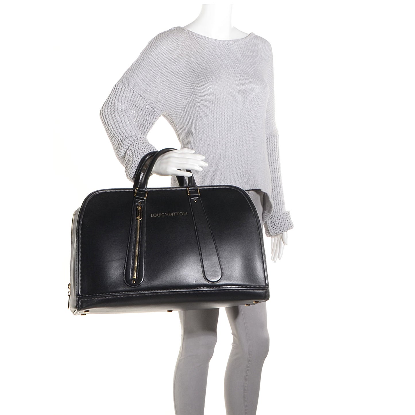 Bequia Leather Sac De Voyage Black