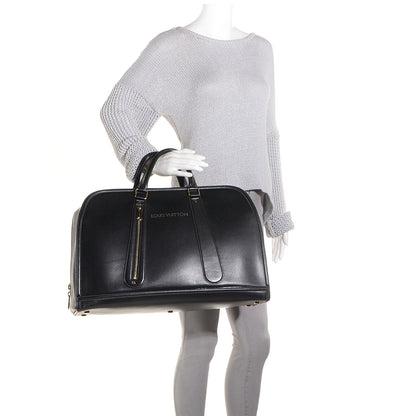 Louis Vuitton Bequia Leather Sac De Voyage Black 2 of 7