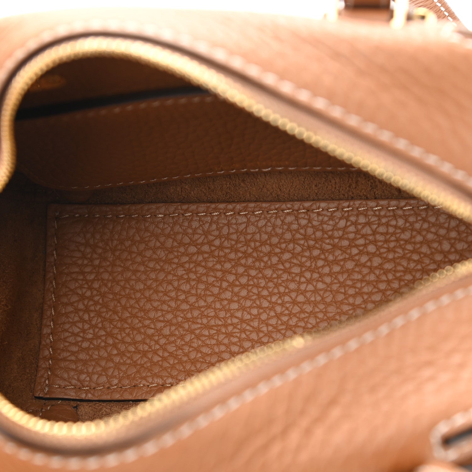 Delvaux Taurillon Soft Nano Cool Box Satchel Vegetal Ivory 5 of 9
