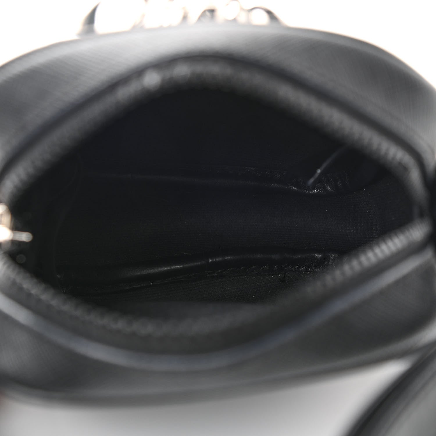Versace Saffiano Small Medusa Messenger Bag Black 5 of 10