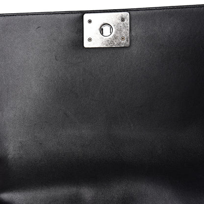 Chanel Lambskin Quilted Medium Boy Flap Black 9 of 16