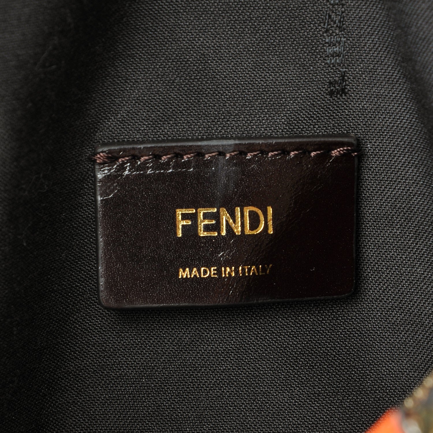 Fendi Zucca Vitello Elite Small Boston Tobacco Arancio 6 of 7