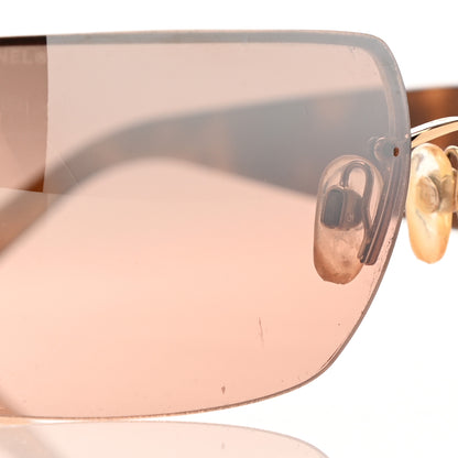 Chanel Tortoise Crystal CC Logo Sunglasses 4095-B 7 of 8