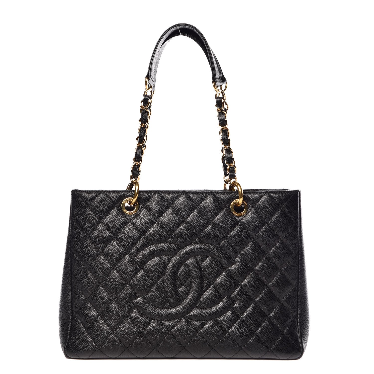 Chanel Caviar Quilted Grand Shopping Tote GST Black 1 of 11