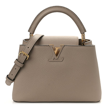 Louis Vuitton Taurillon Capucines BB Galet 1 of 8
